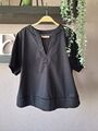 Twin Set, Bluse, Tunika,  Baumwolle, Wie NEU,   Gr. M, 38,40, Schwarz