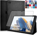 Schutzhülle +Folie für Samsung Galaxy Tab A8 10.5 2021 Folio Auto Schlaf/Wach -2