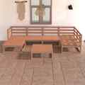 Garten Lounge Set Gartenmöbel Sofa Sitzgruppe 7-tlg. Kiefer Massivholz vidaXL