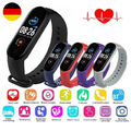 Bluetooth Smartwatch Fitnessuhr Armband Tracker Sport Schrittzähler Wasserdicht