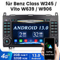 Autoradio Für Mercedes-Benz A/B Klasse Vito Viano Sprinter DVD GPS Navi carplay