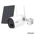 ieGeek 1080P Akku Überwachungskamera Außen WLAN IP Kamera Outdoor Solar mit PIR