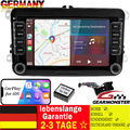 2+32G 7" Autoradio Android 12 Carplay GPS Navi 2 DIN Für VW GOLF 5 6 Passat Polo