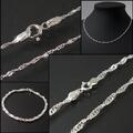 Kette Singapurkette 925 Silber Niklarson® Halskette Ketten Sterlingsilber VE27