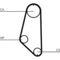 ContiTech CT720WP1 Wasserpumpe Zahnriemensatz für OPEL ASCONA KADETT FRONTERA