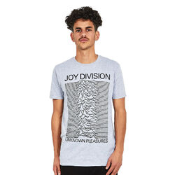 Joy Division - Unknown Pleasures (Grey) T-Shirt Grey