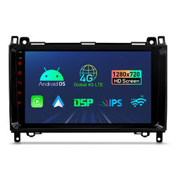 8-Kern Android 13 Autoradio GPS Navi für Mercedes-Benz W245 W169 Viano Vito W639