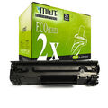 2x Toner für HP LaserJet Pro MFP M 125 126 127 128 201 225 226 fw a dw BLACK