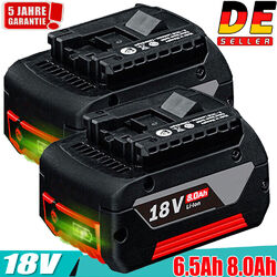 2X 8,0Ah Akku für Bosch 18V Professional GBA GSR GSB BAT618 BAT609 BAT620 BAT611