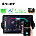 Android Autoradio Navi Wireless Carplay 2+32GB SWC für Fiat Tipo Egea 2015-2021