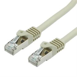 Value 21.99.0850 Patchkabel Netzwerkkabel Cat7 S/FTP Twisted Pair RJ45 0,5m grau