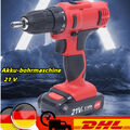 21V Akku-bohrmaschine Akku-Bohrschrauber Li-ion Batterie Stoßfest Cordless Drill