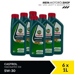 Castrol Magnatec 5W-30 DX dexos 1 Gen3 API SP Opel 6x1 Liter = 6 Liter