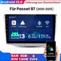 6+128GB Android Autoradio GPS Carplay für VW Passat B6 B7 CC Magotan 2011-2015