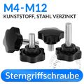 Feststellschraube Sterngriffschraube Klemmschraube M4 M5 - M12 Gewinde Schraube