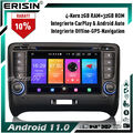 4-Kern DAB+Android 11 Autoradio GPS Navi CarPlay Wifi TPMS Radio Für AUDI TT MK2