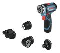 Bosch Professional Akku-Bohrschrauber GSR 12V-15 FC mit 2x Akku 2 Ah & 4...