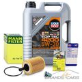 MANN ÖLFILTER+5L LIQUI MOLY TOP TEC 4200 5W-30 FÜR VW MULTIVAN BUS T5 1.9 