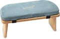 banters Meditationsbank Yogabank Hocker mit Kissen klappbar Bambus Blau Wie Neu