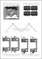 TRISCAN Scheibenbremsbelag Zubehörsatz Für HONDA Cr-V III Cr-Z Insight 06-12