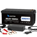 12V 24V LiFePO4 Akku 60/100/180/200/300Ah Lithium Batterie BMS Solar Wohnmobil