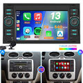 7" Carplay Android 13 Autoradio Navi RDS 2+64G Für Ford Focus Transit MK7 C MAX