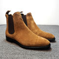 Chelsea Boots Für Herren Herrenstiefel Aus Echtem Leder Retro Ankle Boots Schuhe