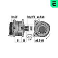 ERA Lichtmaschine Generator 140A 14V für VW Polo 1.2 TSI 209499A