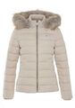 Tommy Hilfiger Damen TJW Basic Hooded Down Jacket Jacke Steppjacke Kapuze Beige