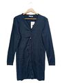 Fransa Strickjacke Cardigan XS blau mit Taschen