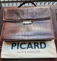 PICARD Vintage Leder Aktentasche