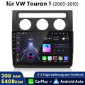 10"Autoradio Android13 2+64G carplay BT Für VW Touran 2003-2010 SWC WIFI BAB+ FM