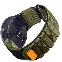 Für Garmin Fenix 8 E 7 7X 6 6X Epix Pro 5 5X Plus 3HR S70 Quickfit Nylon Armband
