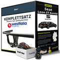 Anhängerkupplung WESTFALIA starr für SEAT Leon ST Kombi +E-Satz Kit (AHK+ES)