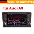 Für Audi A3 S3 RS3 7"Autoradio Android13 12V GPS 1280P NAV 2DIN BT SWC DAB+ WIFI