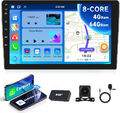 10.1" 4+64G Android13 DAB+ Autoradio mit CarPlay GPS Navi BT RDS DSP IPS +Kamera