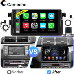 DAB+ Für BMW 5er E39 X5 E53 E38 Android 13 Autoradio Carplay GPS NAVI RDS Kamera