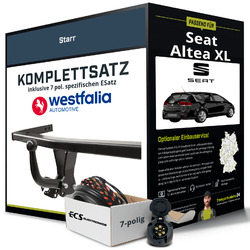 Anhängerkupplung WESTFALIA starr für SEAT Altea XL +E-Satz NEUExklusiv für unsere Kunden: Montage ab 449,- Euro