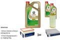 BOSCH Inspektionspaket 7 L Castrol EDGE FST 5W-30 LL für VW Golf VII