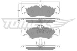 TOMEX Brakes Bremsbelagsatz, Scheibenbremse TX 11-50 für MERCEDES-BENZ VW