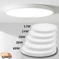 12W-60W LED Deckenleuchte Ultraflach Panel Deckenlampe Wohnzimmer Schlafzimmer