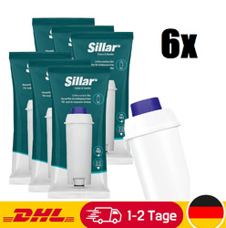 6x Wasserfilter passend für alle Delonghi mit DLS C002 / SER 3017 ECAM ESAM BCO✅Wasserfilter für Kaffeemaschine ✅ersatz von De'longhi