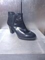 Neuwertige TAMARIS Stiefeletten Gr 38 Echtleder schwarz Ankle Boots Chelsea 1001