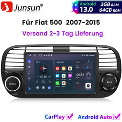 Für Fiat 500 2007-2015 Android13 Carplay Autoradio GPS NAVI SWC WIFI DAB+ 2+64GB