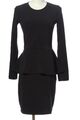 IMPERIAL Langarmkleid Damen Gr. DE 34 schwarz Business-Look