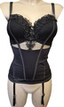 Lisca Lang Bustier Illusion Schalen Bügel-BH Gr.80B UK 36B Korsage mit Strapse