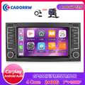 DAB+Android 13 Carplay Autoradio GPS Für VW Touareg Multivan T5 Transporter RDS