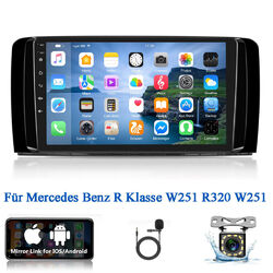 32GB Android 13 Autoradio Für Mercedes Benz R Klasse W251 R320 W251 GPS WIFI+Cam