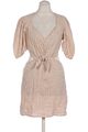 ZARA Kleid Damen Dress Damenkleid Gr. S Baumwolle Leinen Beige #gwi32kz