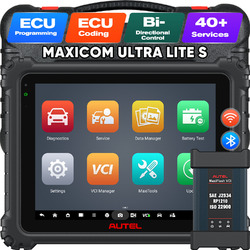 2024 Autel MaxiCOM Ultra Lite Top Scan J2534 E~CU PR0GRAMMING & C0ding as Ultra